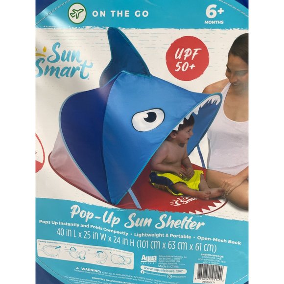 SUN SMART On The Go Pop-Up Sun Shelter, UPF 50+, Age 6+ months - Picture 3 of 5